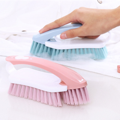 Multifunctional Laundry Brush Clothes Brush Two-in-One Household Soft Fur Household Household Plastic Cleansing Brush Shoe Brush Scrubbing Brush