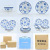 Bowl Dish Plate Full Set Wholesale 16 Heads Blue and White Porcelain Dishes Set Restaurant Household Plate Bowls Wholesale Large Wholesale