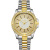 New Men's Watch Classic Sun Gear Watch Women's Non-Mechanical Watch Diamond Steel Strap Wrist Watch Quartz Watch