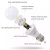 9W Household Bulb Lede27 Eye Protection Super Bright Energy-Saving Bulb