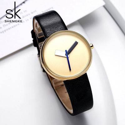 Shengke Victory Watch Women's Fashion Simple Belt Style Watch Waterproof Quartz Watch One Piece Dropshipping K0086