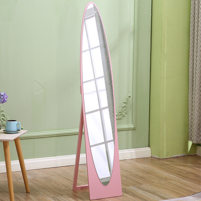 Floor Mirror Wholesale Household Horizontal Whole Body Floor Mirror Spot Shopping Mall Hotel Landing Full-Length Mirror