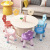 Children's Small Bench Armchair Plastic Simple Reading and Reading Study Chair Small Stool Multi-Color Children's Table and Chair Home