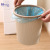European-Style Pressure Ring Uncovered Plastic Trash Can Household round Trash Can Creative Living Room Toilet Bin