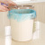 European-Style Pressure Ring Uncovered Plastic Trash Can Household round Trash Can Creative Living Room Toilet Bin