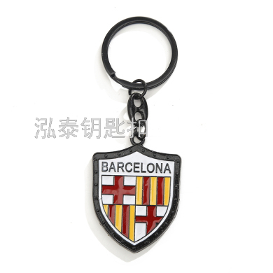 Spain Barcelona Keychain Tourist Souvenir City Flag Tourist Souvenir Pendant Gift