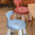 Removable Plastic Thickened Children's Backrest Chair Dining Chair Baby Children's Kindergarten Home Cartoon Stool Wholesale
