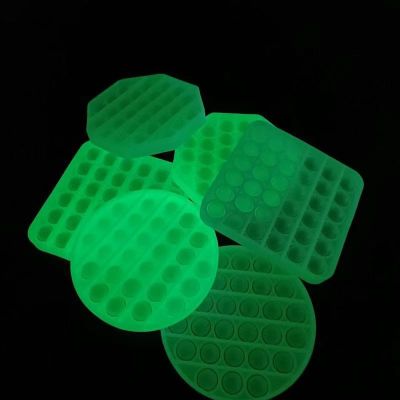 Novelty Luminous Silicone Decompression Children's Toy Rat Killer Pioneer New Fluorescent Table Play Battle Toy Cross-Border Hot