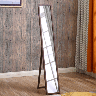 Factory Customized Density Plate Full-Length Mirror Dormitory Dressing Mirror Mirror Customized Hanging Can Stand Full-Length Mirror Simple Dressing Mirror