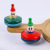 Wooden Cartoon Small Spinning Top Manual Rotating Gyro Boys and Girls 80 S Wooden Play Children Wooden Kindergarten