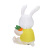 Easter Courtyard Decoration Rabbit Inflatable Model 1.5 M Light-Emitting Easter Outdoor Decoration Rabbit Inflatable Model