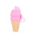 Hanging Silicone Korean Style New Cute Fashion Ice Cream Popular Buckle Key Case Card Holder Coin Purse