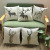 Christmas Pillow Printed Elk Pillow Christmas Decorative Sofa Decorative Backrest Afternoon Nap Pillow Plush Toy