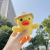 Stall Toy Net Red Hyaluronic Acid Small Yellow Duck Plush Keychain Pendant Mini Duck Doll Bag Car Ornaments