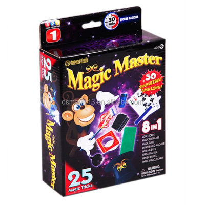 Twenty-five magic tricks of 8 magic props set professional m