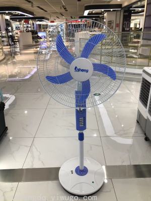12V Fan with Battery Electric Fan Floor Fan Household Mute Air Circulation Large Wind Charging Fan
