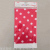 132 * 220cm 51*86Inch Monochrome Dot Disposable PE Plastic Party Desktop Tablecloth