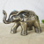 New Inlaid Gem Elephant Ashtray Windproof Design Zinc Alloy Electroplating Exquisite Gift for Men