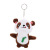 Creative Personality Panda Plush Doll Toy Children Doll Couple Schoolbag Keychain Pendant Car Pendant