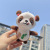 Creative Personality Panda Plush Doll Toy Children Doll Couple Schoolbag Keychain Pendant Car Pendant