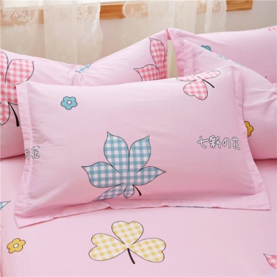 Printed Pillowcase 48*74 Single Pack Family Student Dormitory Single Pillow Case Factory Direct Sales Wholesale