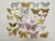 Hollow Butterfly Wall Stickers 3D Three-Dimensional Hollow Paper Butterfly Gold Silver Rose Red Layout Home Decoration