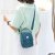 Nylon Women's  2022 New Women's Small round Shoulder Bag Casual Cloth Printed Crossbody Phone Bag Multi-Layer Coin Purse