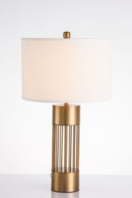 Post-Modern Creative Money Wire Barrel Designer Table Lamp Model Room High-End Luxury Living Room Bedroom Table Lamp