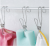 Stainless Steel Laundry Rack Multi-Clip Sock Clothes Function Clip Hook Round Drying Cool Home Underwear Artifact