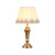 European-Style American-Style Pure Copper Table Lamp Living Room Study Cozy Bedroom Bedside Hotel Villa Club Design Decorative Table Lamp