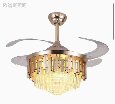 Fan Lamp LED Lamp Ceiling Light Bedroom Light Pendant Lamp Home Light Led Fan Light Fan Lamp Crystal Lamp