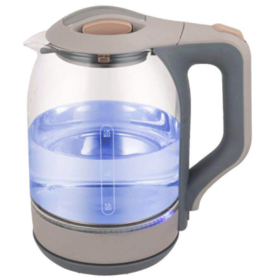 Foreign Trade Cross-Border Borosilicate Glass 1.8l5l Stainless Steel Purple LED Light Lianjiang Fast Electric Kettle Factory