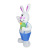Easter Decoration Cartoon Inflatable Model 1.9 M Easter Inflatable Rabbit LED Lights Holiday Venue Layout