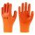 Terry PVC Fleece-Lined Warm Labor Gloves Winter Thickening and Wear-Resistant Cold-Proof PVC Dipping Printable Customer Logo