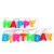 Happy Birthday LED Battery Light String English Letter Modeling Light Christmas Letter Light String Plastic Accessories Hanging Decorations Light