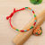 Dragon Boat Festival Colorful Rope Red Rope Children Student Five-Color Line Tiger Small Zongzi Hand Weaving Bracelet Carrying Strap