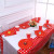 Spot Goods 132*220 Cm51 * 86Inch Monochrome Dot Disposable PE Plastic Long Dinner Party Desktop Tablecloth