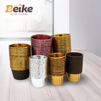 Small and Medium Roll Mouth Cup Cake Paper Cup Cake Paper Cake Cup Cake Paper Gold and Silver Cup