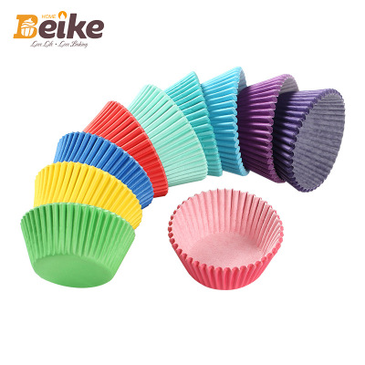 Solid Color Cake Paper Cup Cake Paper Cake Cup Cake Paper Support High Temperature Resistance Anti-Oil Paper 1000 Pieces