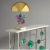 Post-Modern Creative Color Water Wafer Spherical Designer Table Lamp Model Room Villa Living Room Bedroom Table Lamp