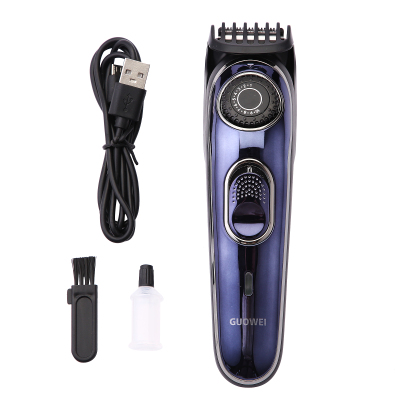 Guowei Electric Appliance Cross-Border New Arrival Electric Hair Cutter Scissors Adjustable Pitch Hair Salon Electric Hair Cutter Household Hair Clipper GW-9881