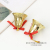Factory Direct Sales Christmas Decorations Christmas Tree Holiday Decoration Hanging Pieces with Notes Jingling Bell 6 Per Card