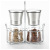 Kitchen Supplies Stainless Steel Pepper Grinder Pepper Pepper Glass Grinding Machine Creative Glass Pulverizer