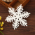Christmas Decoration Three-Dimensional Snowflake DIY Handmade Material Creative Mall and Shop Environment Creation Layout Holiday Props