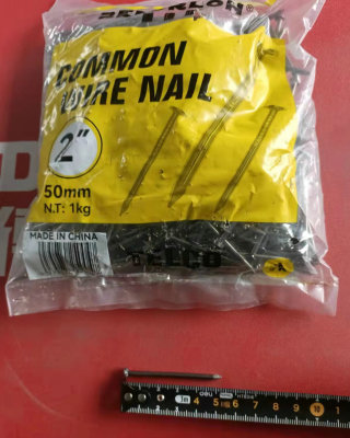 2 "2.7mm Common Nail 1kg * 25bag