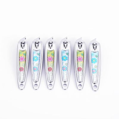 Freshman Nail Clippers Bevel Nail Scissors Nail Clippers Single Flower and Grass Glue Manicure Implement Wholesale Custom Factory Direct Sales