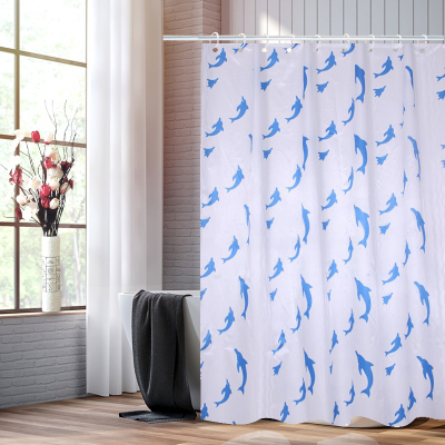  waterproof padded polyester mildew bathroom luxury hotel IKEA shower curtain