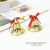 Factory Direct Sales Christmas Decorations Christmas Tree Holiday Decoration Hanging Pieces with Notes Jingling Bell 6 Per Card