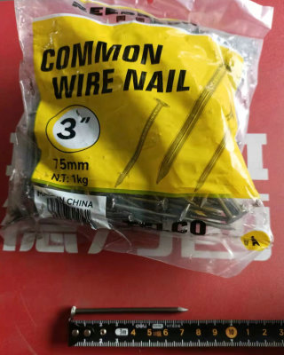 3 "3.3mm Common Nail 1kg * 25bag