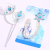 Frozen Crown Magic Stick Wig Braid Elsa Hair Band Princess Little Girl's Hair Pin Children's Hair Accessories